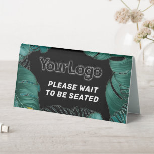 Plaque De Table Logo d'affaires personnalisé Restaurant Café Profe