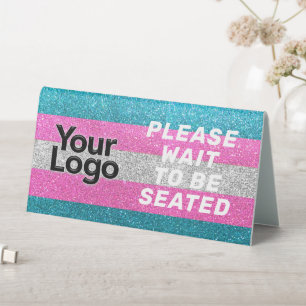 Plaque De Table Logo d'affaires personnalisé Restaurant Café Profe