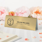 Logo personnalisé métal or