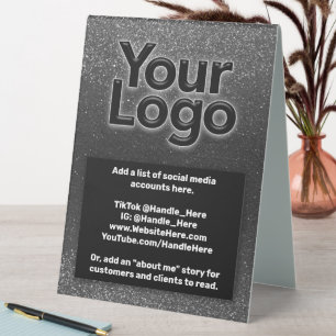 Plaque De Table Logo professionnel personnalisé Boss Executive Pro