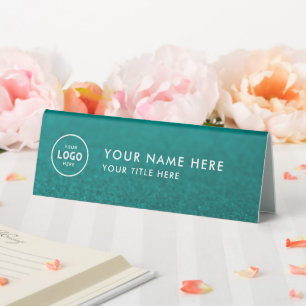 Plaque De Table Logo professionnel tendance pour entreprise Bureau