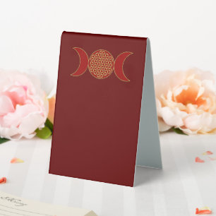 Plaque De Table Magie Triple Moon - Spirit Flower Of Life 1 Sweat 