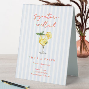 Plaque De Table Maine Squeeze Coastal Signature Cocktail 