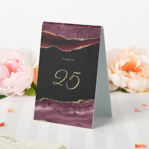 Plaque De Table Mariage d'âge de la Parties scintillant d'or de Bo