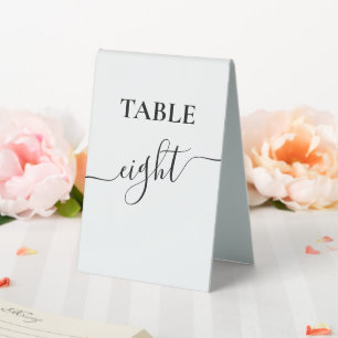 Plaque De Table Mariage de calligraphie de script moderne