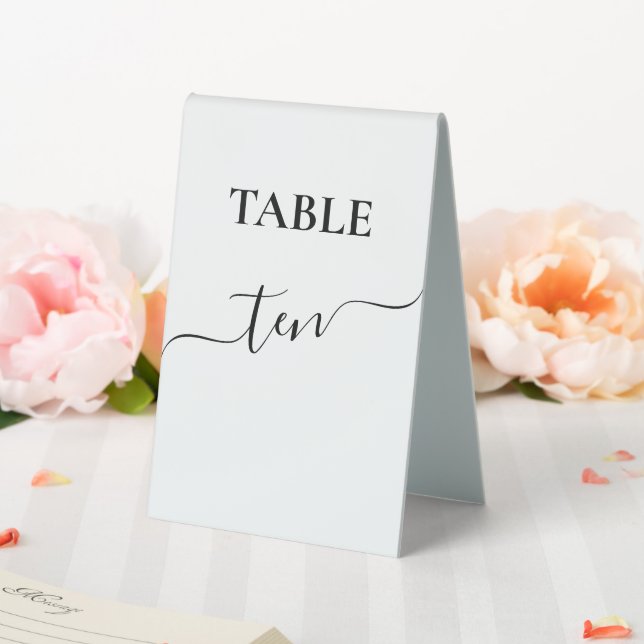 Plaque De Table Mariage de calligraphie de script moderne (In SItu (Mariage))