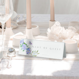 Plaque De Table Mariage de monogramme Rose bleu