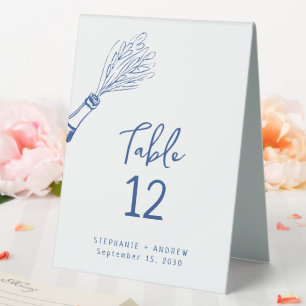 Plaque De Table Mariage illustré
