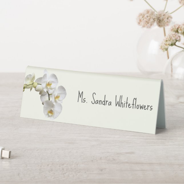 Plaque De Table Mariage Orchidée Place Carte Siège Avec Nom (En SItu (Tableau))