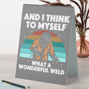 Plaque De Table Meilleur Welding Art Men Women Arc Welder Ir