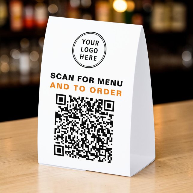 Plaque De Table Menu et commande par code QR (QR Code Menu Scan To Order)