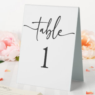 Plaque De Table Minimaliste minimaliste moderne classique Mariage