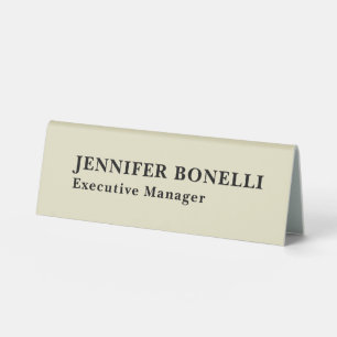 Plaque De Table Minimaliste moderne tendance professionnelle