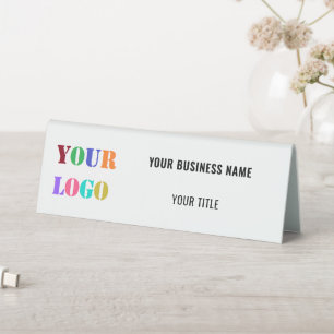 Plaque De Table Modèle de panneau de tente de table de texte de lo