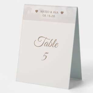 Plaque De Table Nature Chevaux Mariage Custom