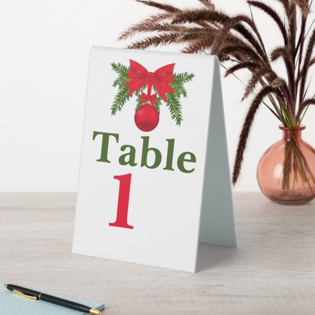 Plaque De Table Noël customisé (En SItu (Tableau))
