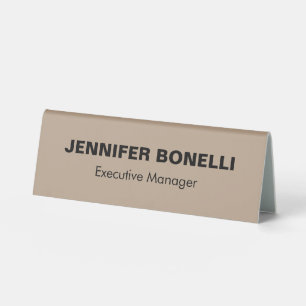 Plaque De Table Nom customisé minimaliste et tendance