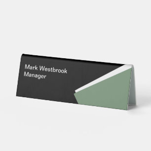 Plaque De Table Numéro de bureau professionnel moderne