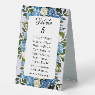 Plaque De Table Numéro de table personnalisé pour la réception de