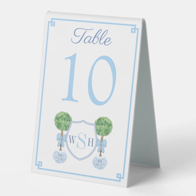 Plaque De Table Numéros de table pour la réception de baby shower  (Recto)