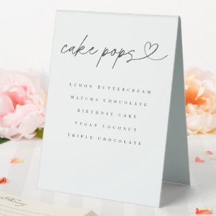 Plaque De Table Pancakes Pops Saveurs Table de Dessert Panneau de