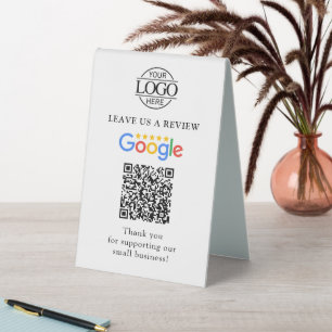 Plaque De Table Pancarte de table Code QR Avis Google Logo d'entre