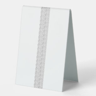 Plaque De Table Pancarte de table pliable