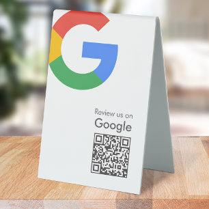 Plaque De Table Panneau de table Google Reviews   Présentoir de ta