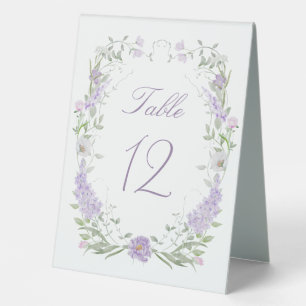Plaque De Table Panneau de tableau Floral Lavande Lavande