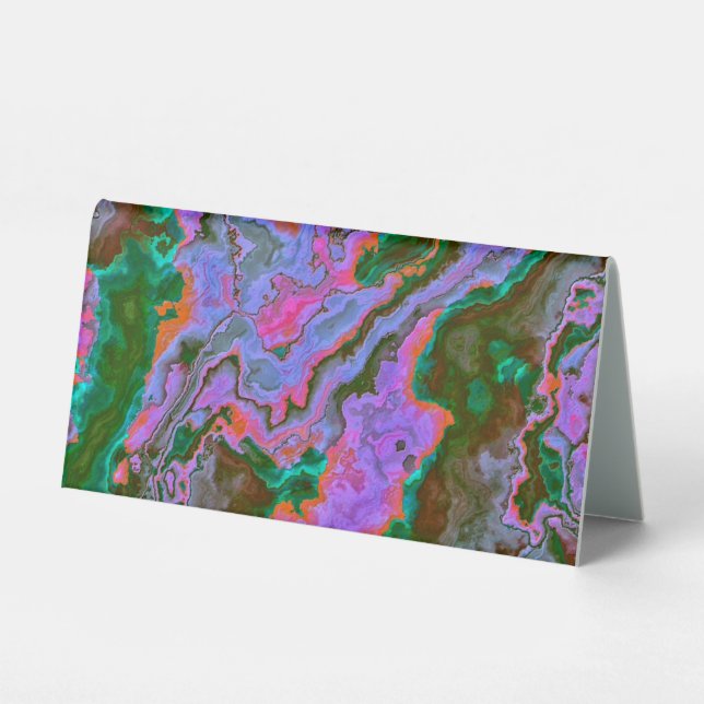 Plaque De Table Panneau de tente de table en marbre aigre (Recto)