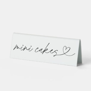 Plaque De Table Panneau en Acrylique pour Mini Gâteaux Mariage