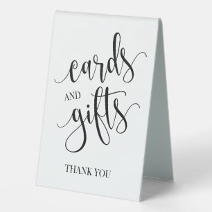 Plaque De Table Panneau Mariage de Pedestal Cartes et Cadeaux