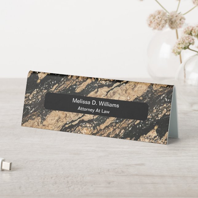 Plaque De Table Panneau Nom du bureau professionnel Classy Office (En SItu (Tableau))