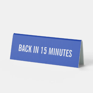 Plaque De Table Panneau Tente de table de texte et de couleur pers