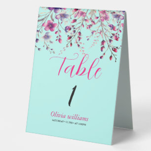 Plaque De Table Petit bébé rose doux et doux