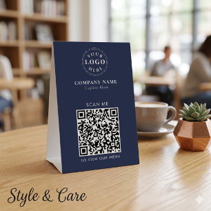 Plaque De Table Porte-menu Chevalet de Table Code QR – Menu de Pai