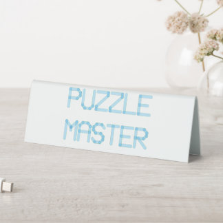 PLAQUE DE TABLE PUZZLE MASTER