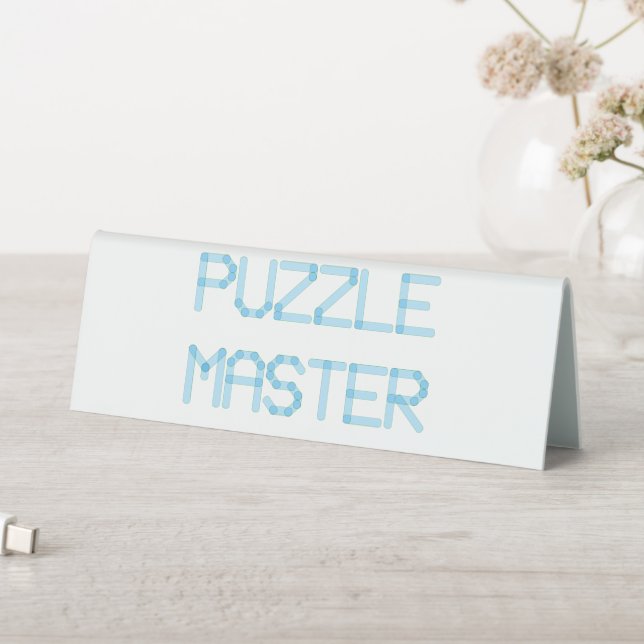 PLAQUE DE TABLE PUZZLE MASTER (En SItu (Tableau))