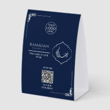 Ramadan Kareem Panneau de Table Code QR Personnali