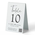 Réception de mariage chic Script QR Code