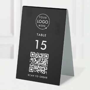 Plaque De Table Restaurant QR Code   Numéro de table - Commande d'