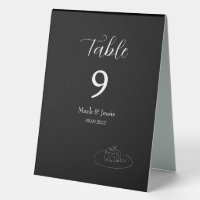 ROE Mariage simple noir et blanc