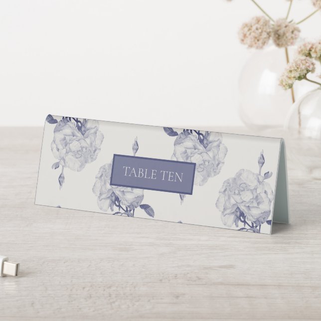 Plaque De Table Rose aquarelle (En SItu (Tableau))