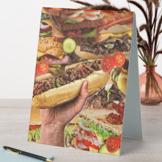 PLAQUE DE TABLE SANDWICHES