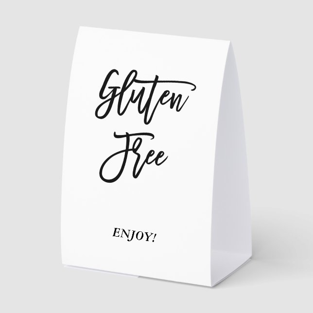 Plaque De Table Sans gluten (Recto)