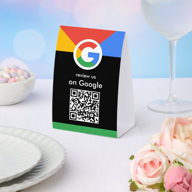 Plaque De Table Scan Professionnel pour Examiner le Code QR Google (Insitu (mariage))