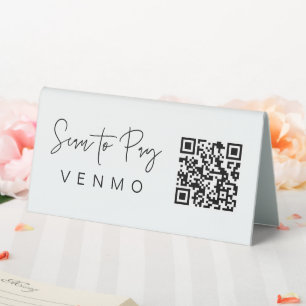 Plaque De Table Scanner le code QR Mobile de la table de retrait