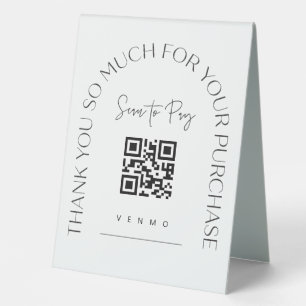 Plaque De Table Scanner QR Code Table Tente Barre de Mariage Panne