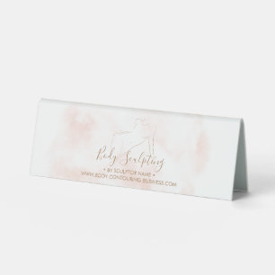 Plaque De Table Sculpture corporelle marron contouring spa