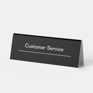 Plaque De Table Service clientèle générique